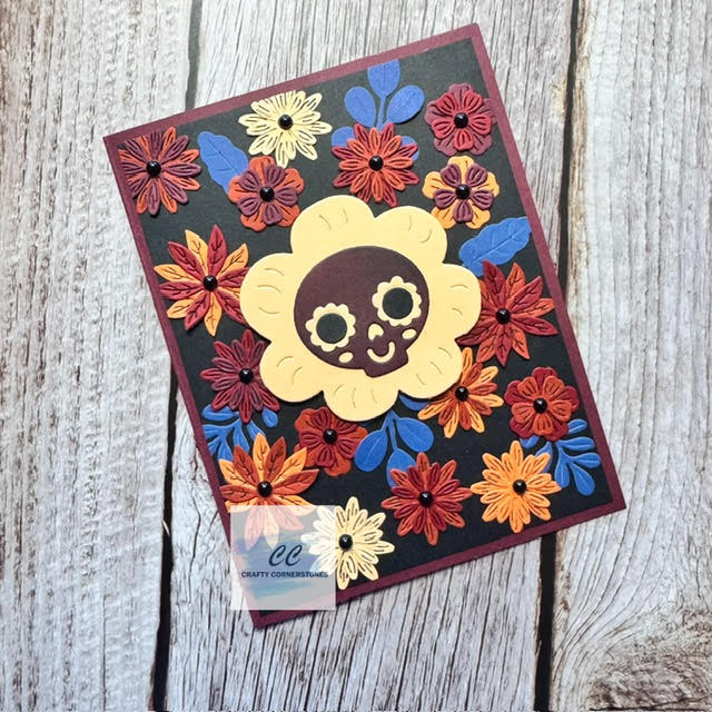 Craftoween 2025 – Day Ten Project: Day of the Dead Floral