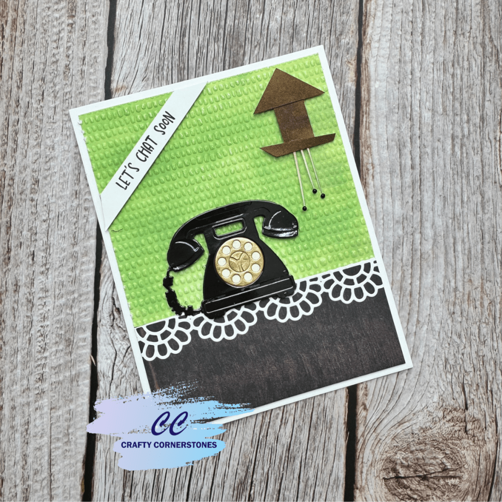 Retro Phone Card | Nostalgic Handmade Card&nbsp;Design