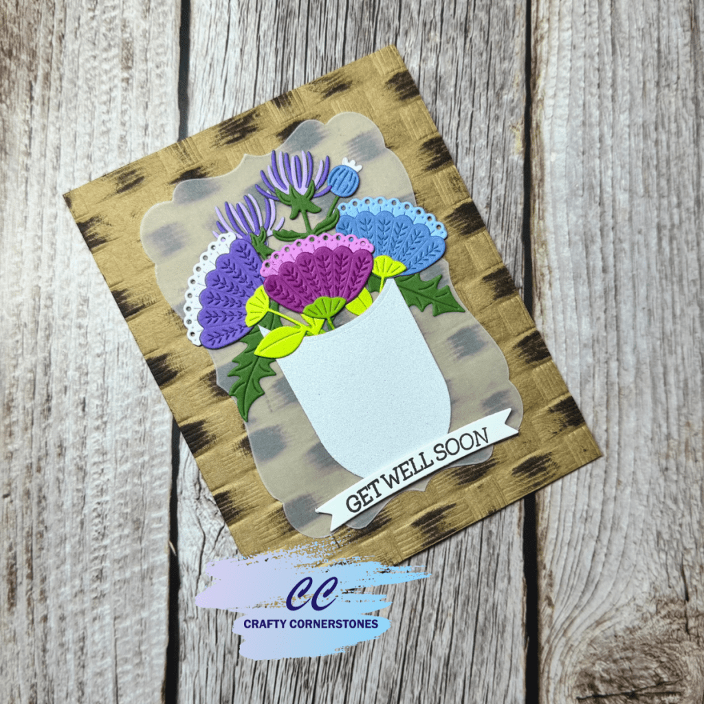 A Bouquet of Flowers Get Well Card – Spellbinders Day 5 2025&nbsp;Advent