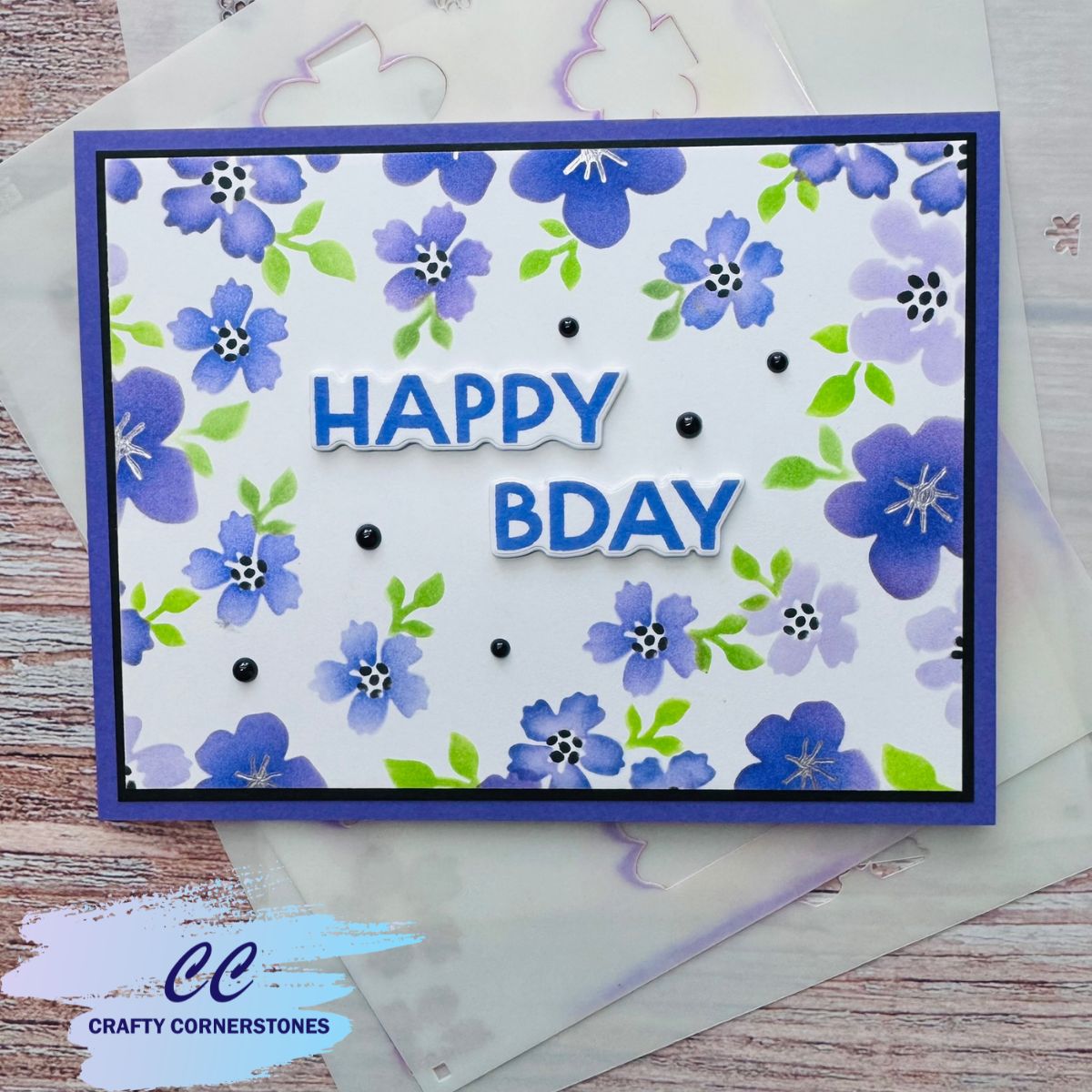 One Stencil, Three Ways: Creative Cardmaking with Hero Arts Fresh Flowers