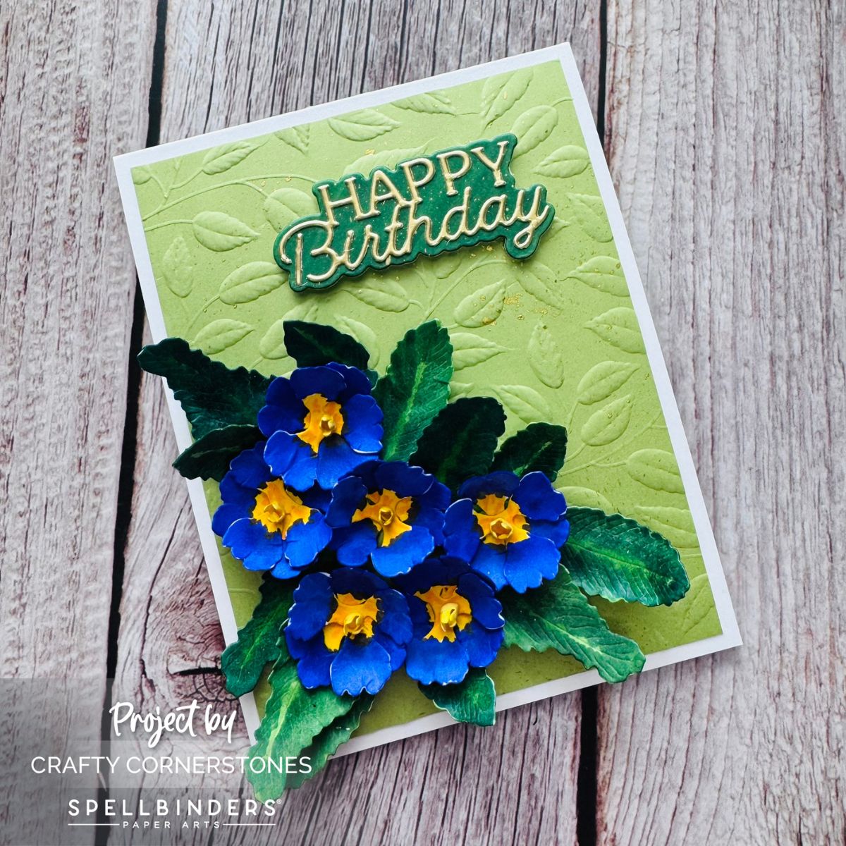 Dimensional Primroses Made Easy – Serenity Garden Collection by Spellbinders
